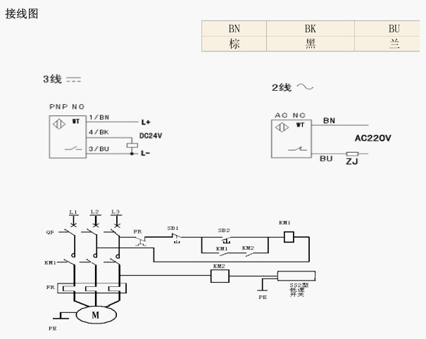 RD-II-型打滑開關電氣接線圖